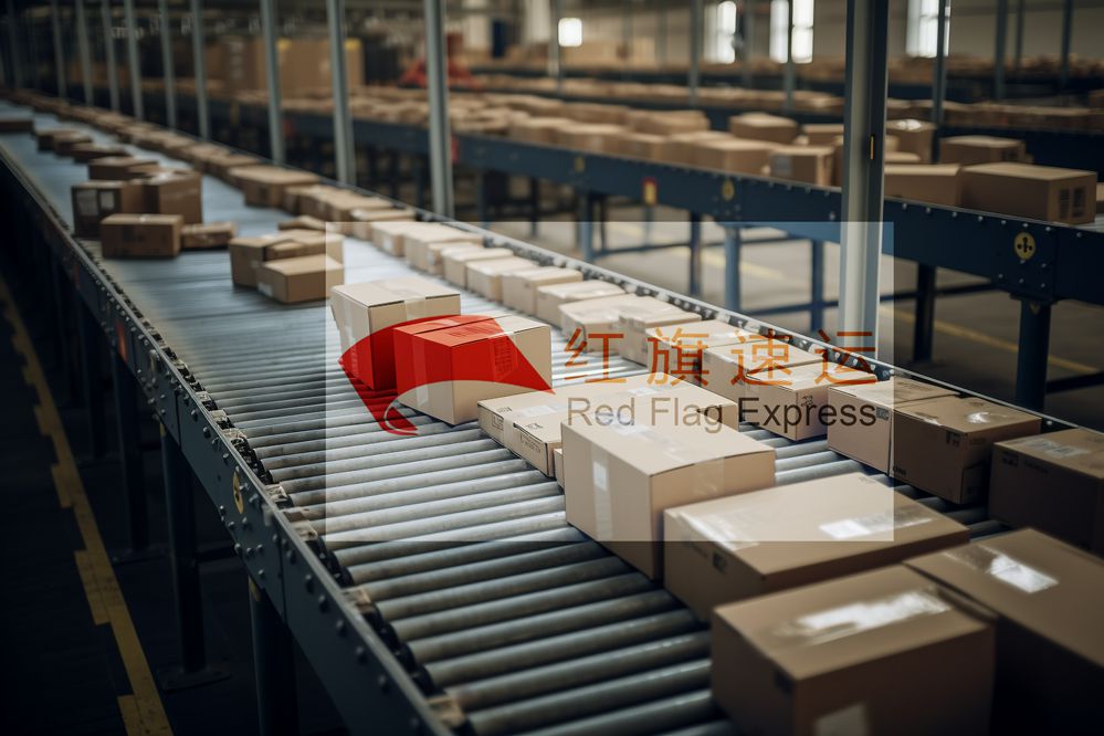 攝圖網(wǎng)_600011556_分揀中心傳送帶上的包裹現(xiàn)場(chǎng)圖片（企業(yè)商用）_副本.jpg